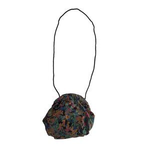 Vintage Richmark Women's Multicolor Floral Print Crossbody Pouch Sz S